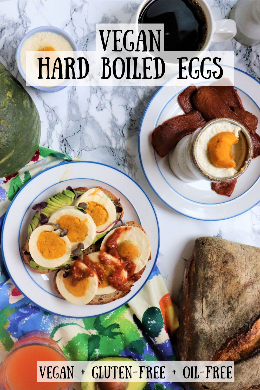 Good Morning Vegan Hard Boiled Eggs - Very Vegan Val